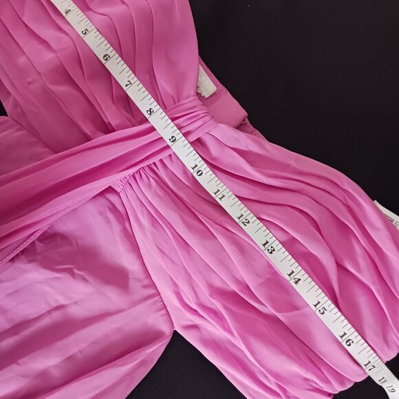 NEW Dessy Collection Neela Strapless Empire Waist Cutout Dress,‎ Orchid Pink, 14 - Picture 8 of 9